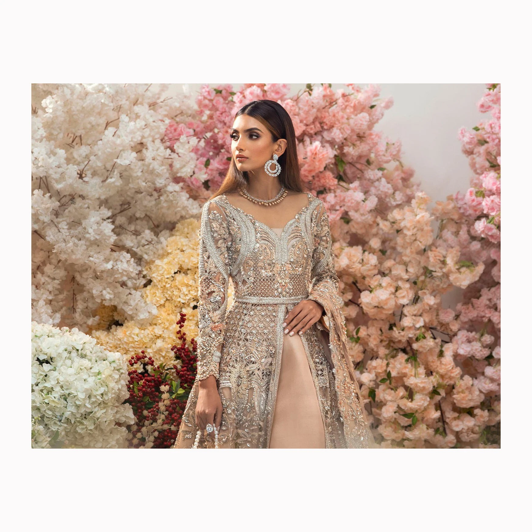 Pakistani style lehnga choli Bridal Lehnga Dress for Pakistani bride Dress for wedding day Asian Bridal wedding style dress