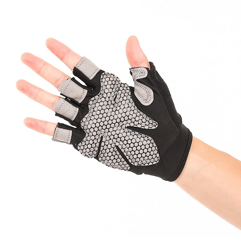 Half-Finger Weight lifting Gloves Breathable Non-slip Gym Sports Gloves