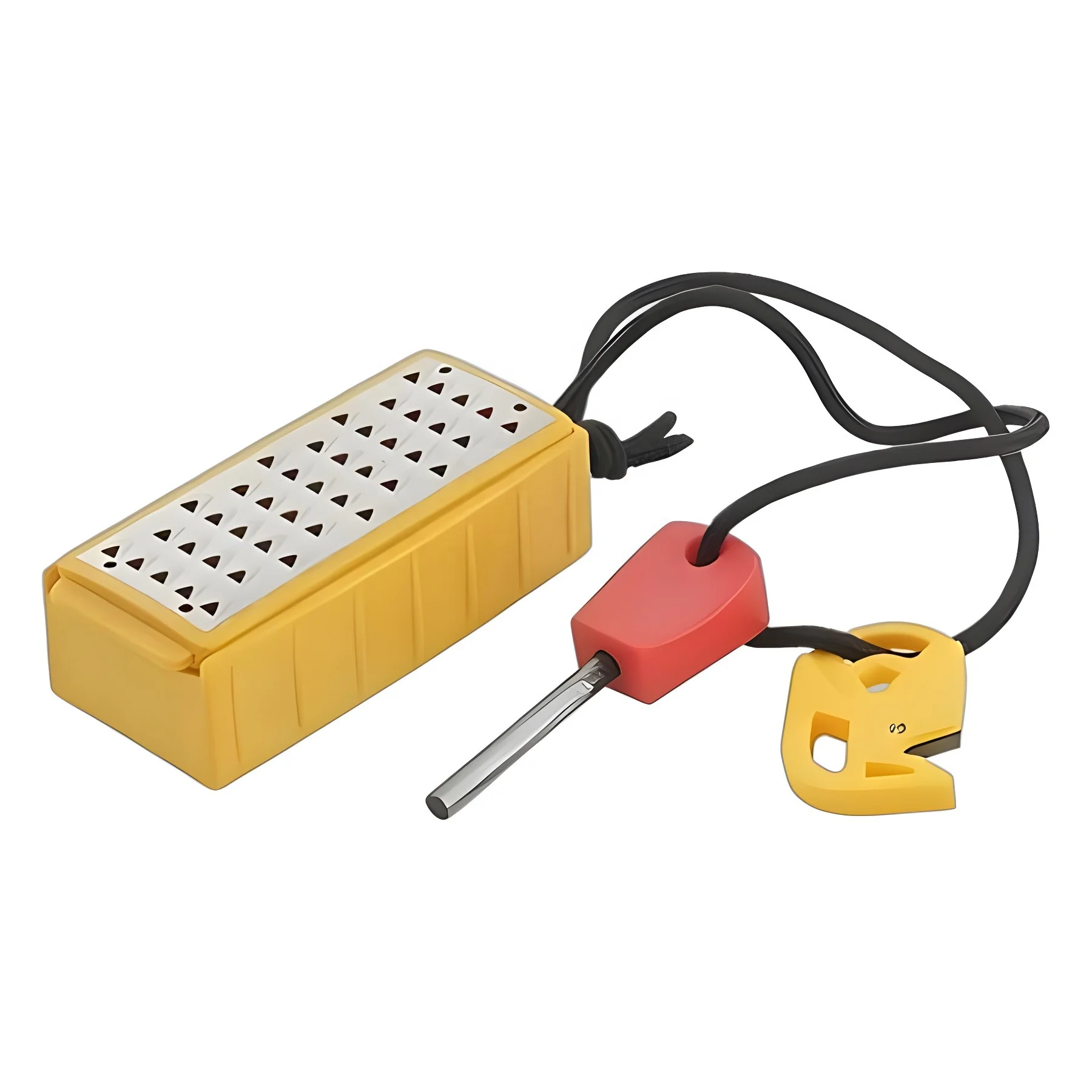 Outdoor Survival Fire Starter Flint Stainless Steel Grater Natural Fire Ignition Tools Durable pc Construction Charcoal Lighter