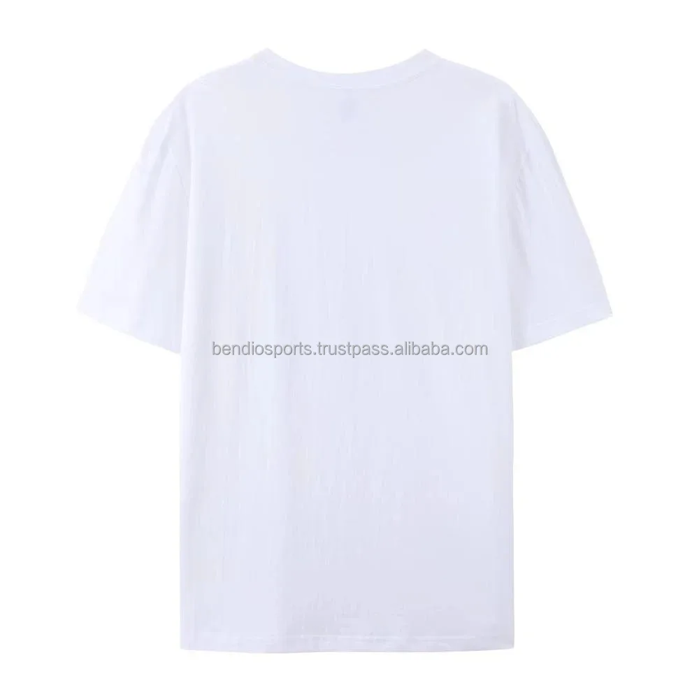 Streetwear Blank Drop Shoulder T-Shirt-shirt Blank Clothing Oversized Tops Tees Summer Short Sleeves
