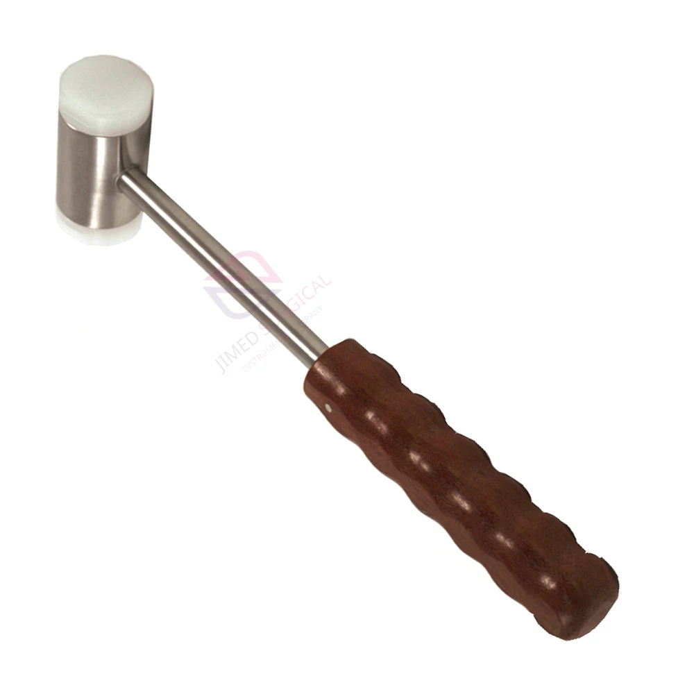 Wholesale Large Mallet With Plastic Facing Solid Head Handle Stainless Steel 850 g 500 g Mead Mallet Hard Bone Lifting Hammer