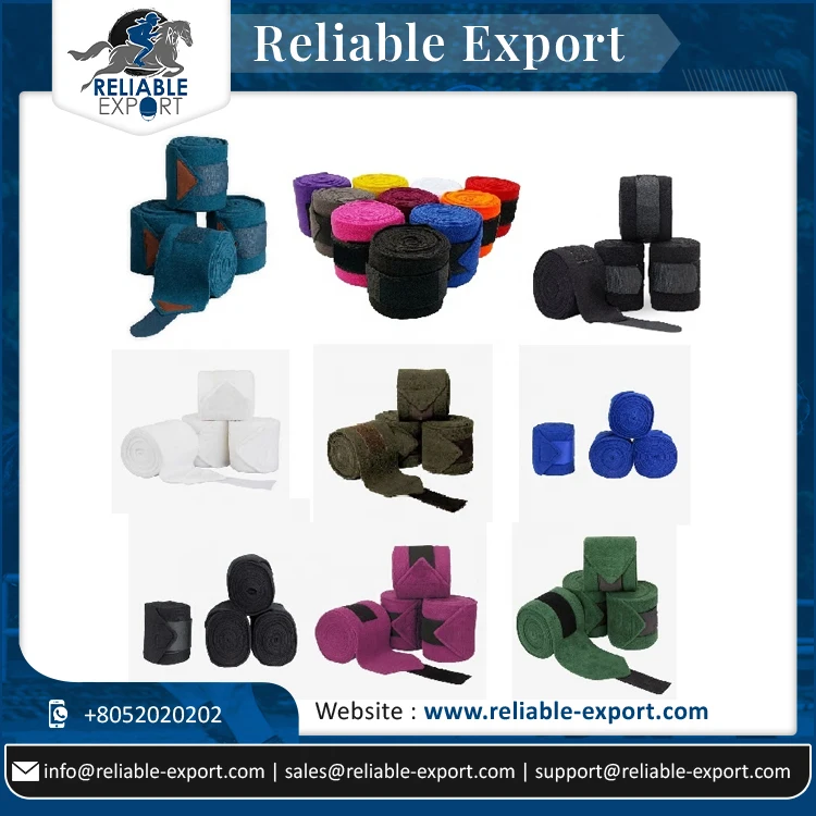 Ultra Soft Washable Horse Riding Accessories Ultra Soft Cohesive Bandage for Horse Care Products