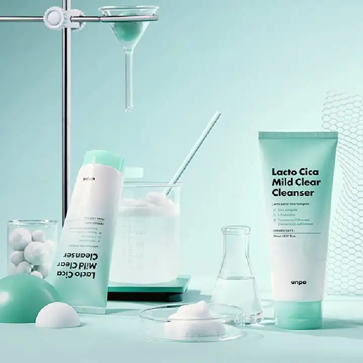 Korea wholesale Unpa Lacto Cica Mild Clear Cleanser 150ml  Moisturizing Cleansing Foam for Pores Oily Skin