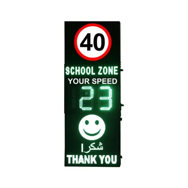 High Quality LED Solar Speed radar Sign Traffic Detector Doppler Sensors Led Limited Signs