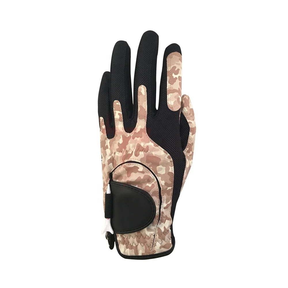 Junior Performance Synthetic Golf Glove, Universal-Fit White, Left Right Hand Custom Made Genuine Leather Gloves For Sports