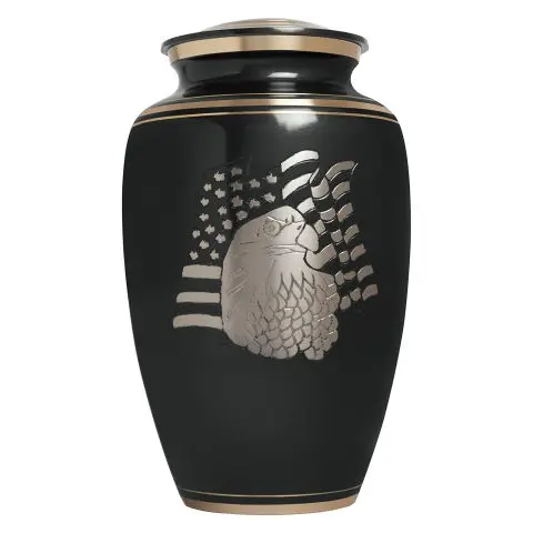 Cremation Memorial Metal Urns Burial Container Cremation Memorial Container Jar Pot Metal Urns