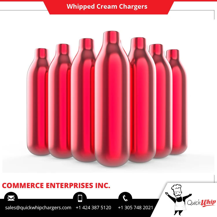 2022 Exclusive Hot Sale on 9g / 10 Pack Quick Whip Professional Cream Chargers for Wholesale Purchasers