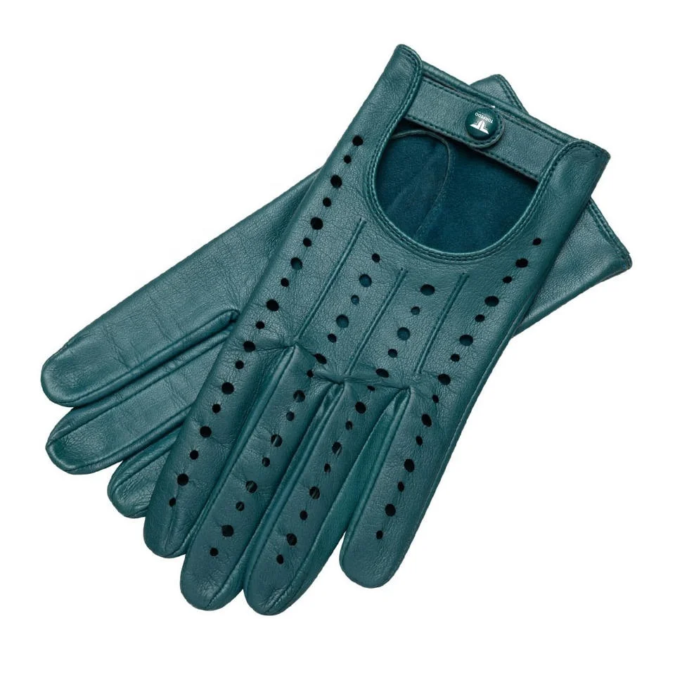 Car Driving Gloves New Arrival Genuine Premium Leather Driving Gloves Custom Leather Car Driving Gloves For Man & Women