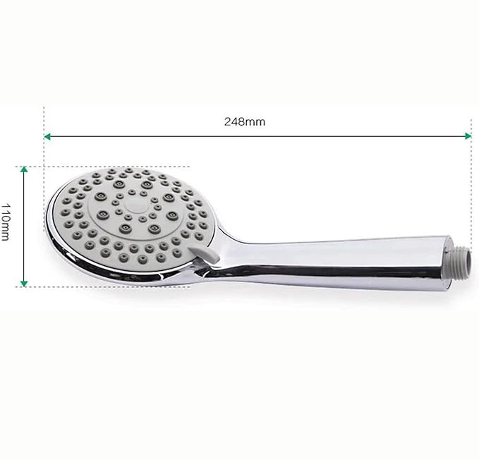 High Pressure Handheld Shower Head  5 Spray Patterns Shower Head For Bathroom Universal Chrome Shower Heads For Adults