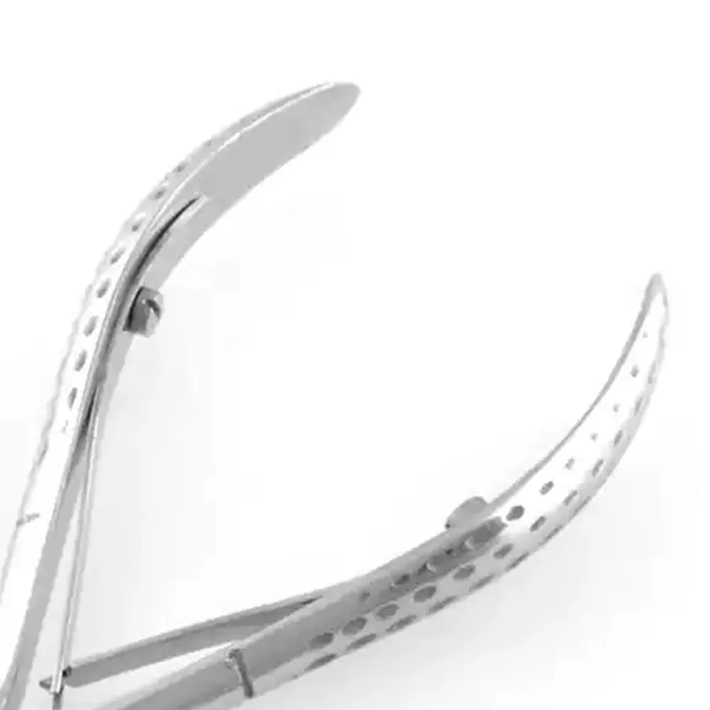 Professional Nail and Cuticle Nipper Trimmer for Precise Manicure and Pedicure - 5mm Jaw, Screw Joint, Double Spring, Sharp