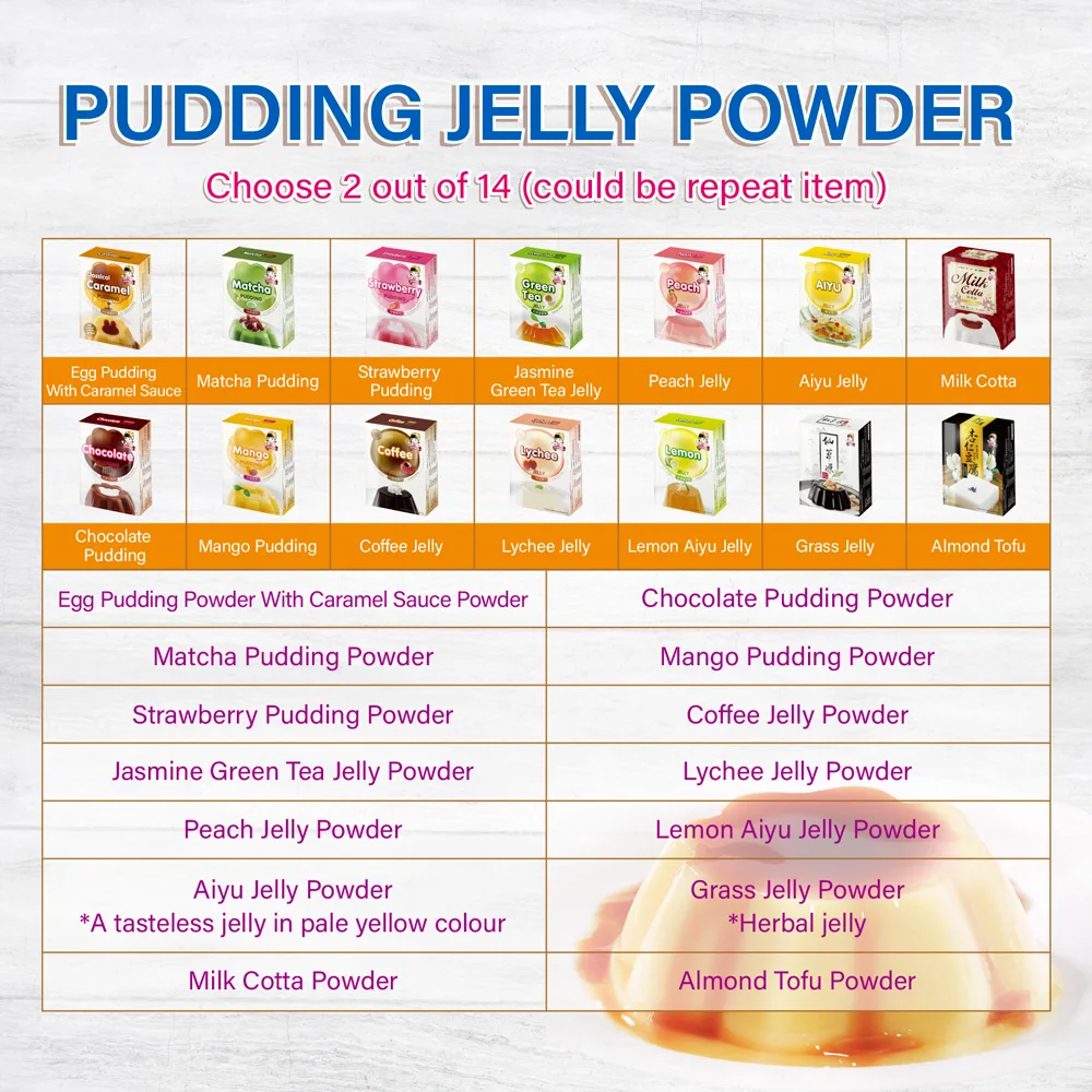 bubble tea kit as gift include instant milk tea bubble tea ingredients pudding jelly milk foam