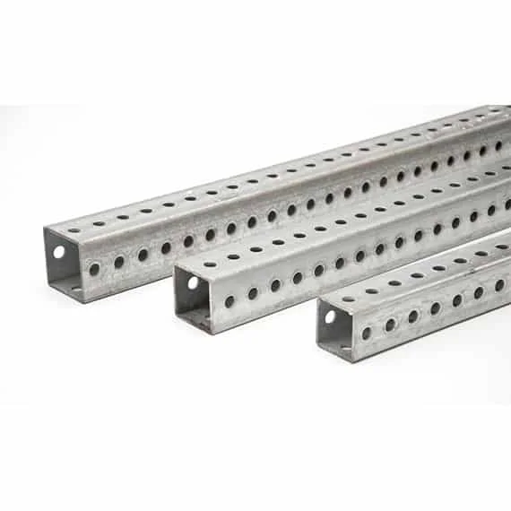 Wholesales Metal Sign Post Galvanized Steel Hollow Tube With Holes Mechanical Lead Weight OEM ODM Factory Price Customized