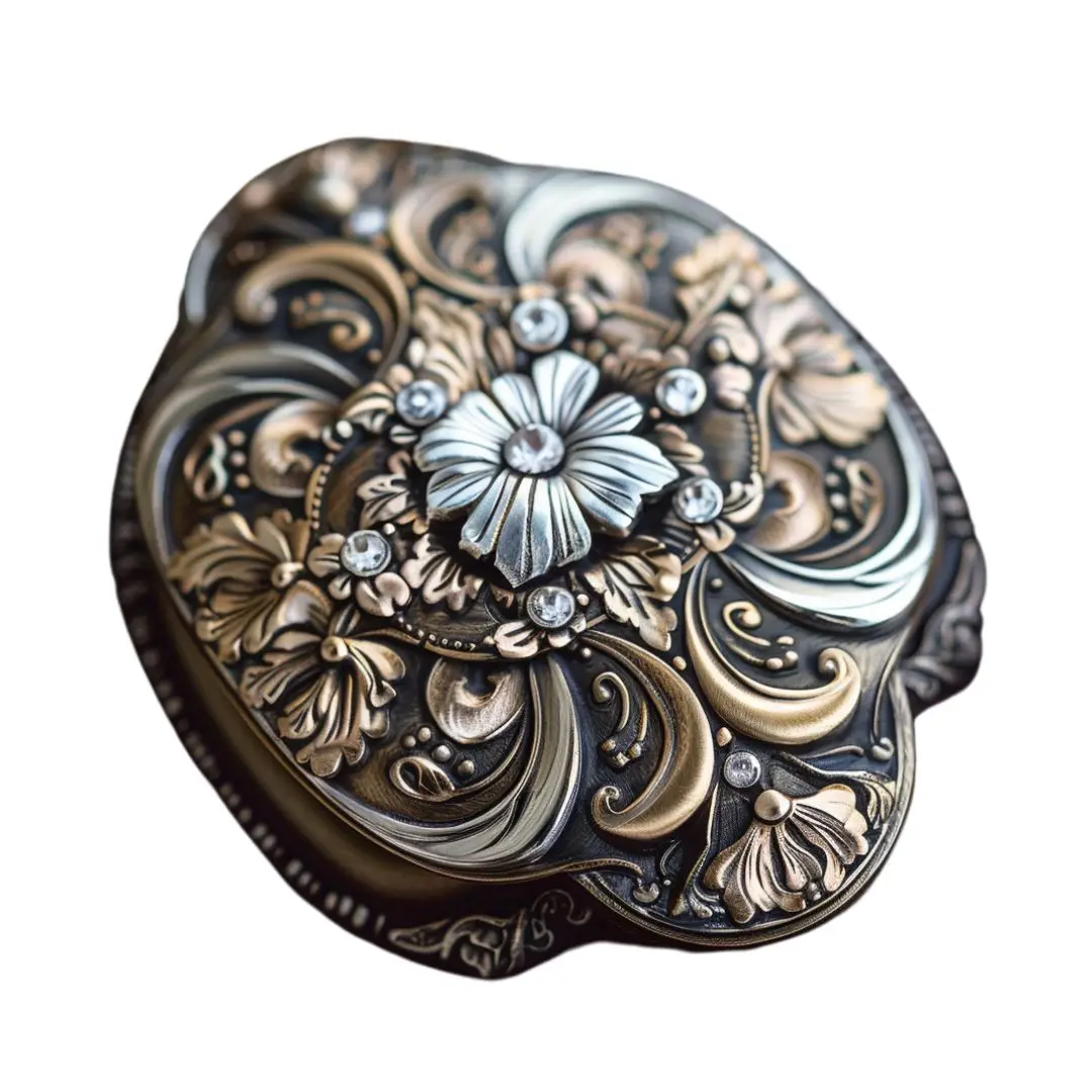 Personalized Metal Zinc Alloy Cowboy Belt Buckle Men