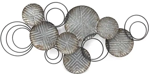 Metal Iron Golden Wall Decor Wall Art