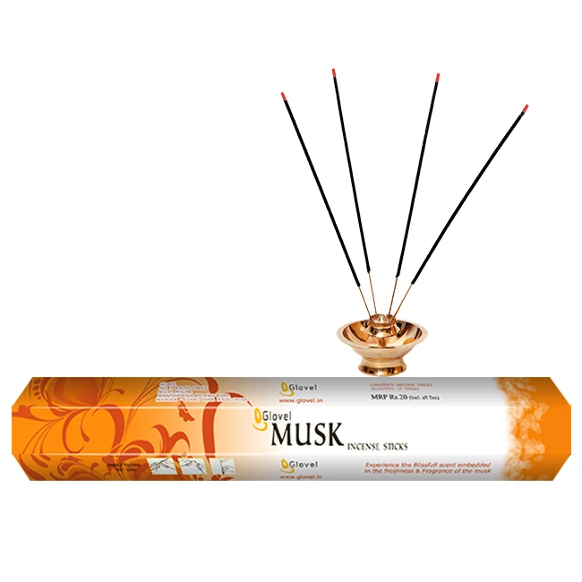 Best Selling 8 Inch Perfumed Incense sticks with Square box packing (8 sticks) Agarbatti Pooja Item for Home