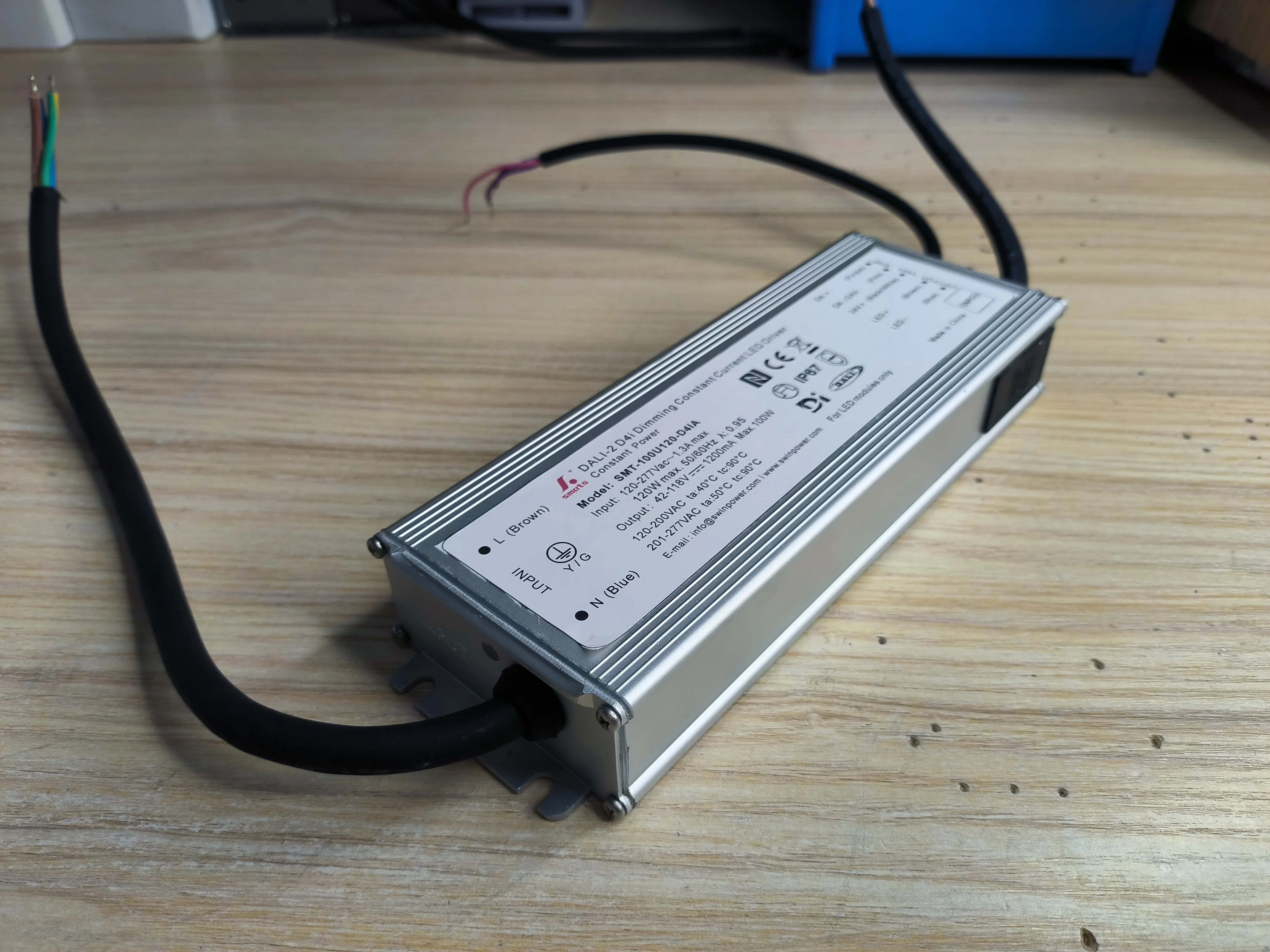 UL D4i Intelligent Dimmable Constant Current Led Driver 100W 72-235V LED Power Supply 1200mA