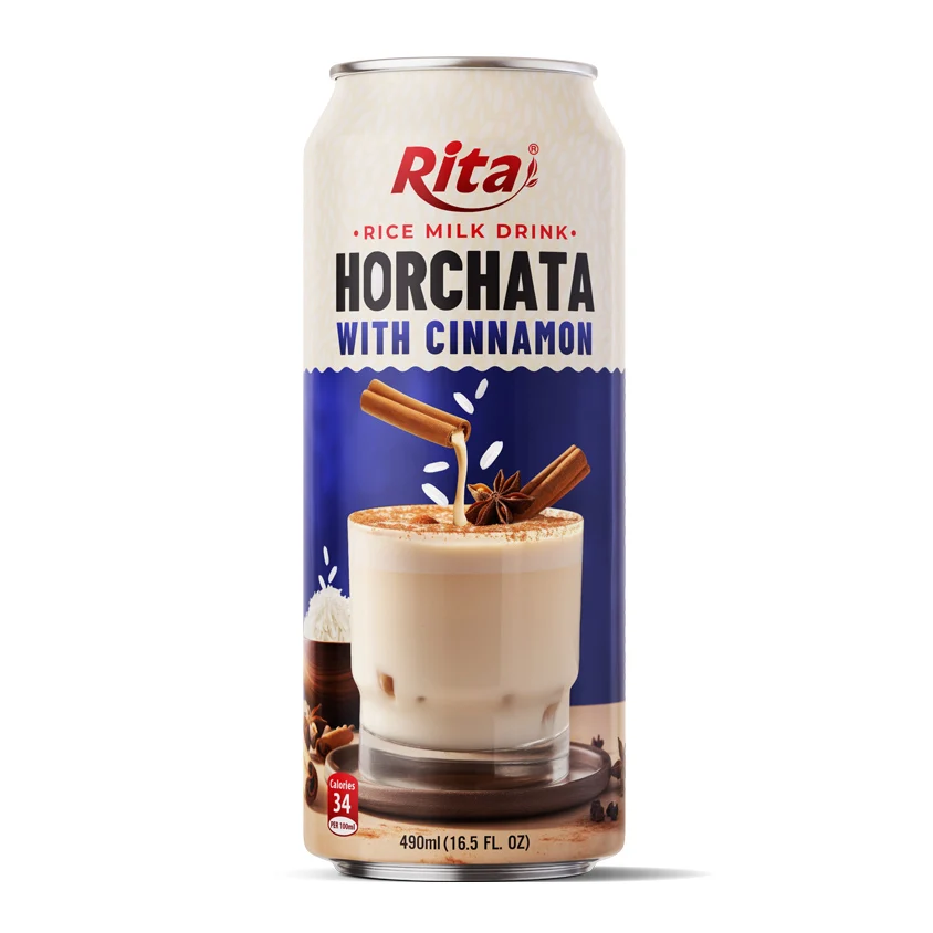 Best RITA Coconut Rice Milk Drink 16.5 fl oz Cans ISO HACCP Certified Beverage Manufacturer Vietnam Natural Soft Drink Use