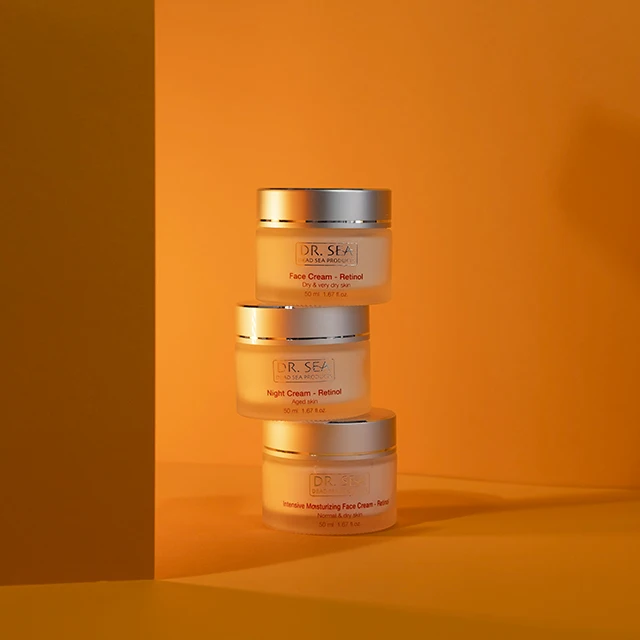 Top quality Face Day Cream for Dry and Very Dry Skin with Retinol by Dr. Sea - Dead Sea Products -Fast Delivery - Made in Israel