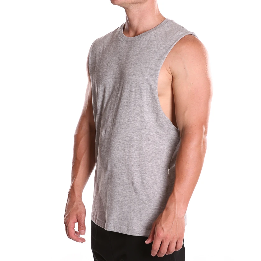 Quick dry workout Men Gym Singlet Tank Tops best design custom color and size breathable tank tops sleeveless customized