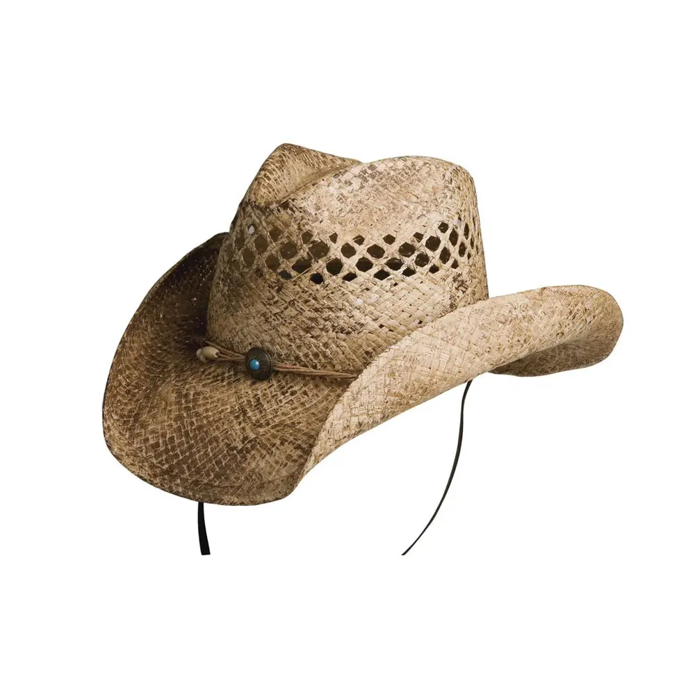 black colour big size western cowboy fedora hats men with belt