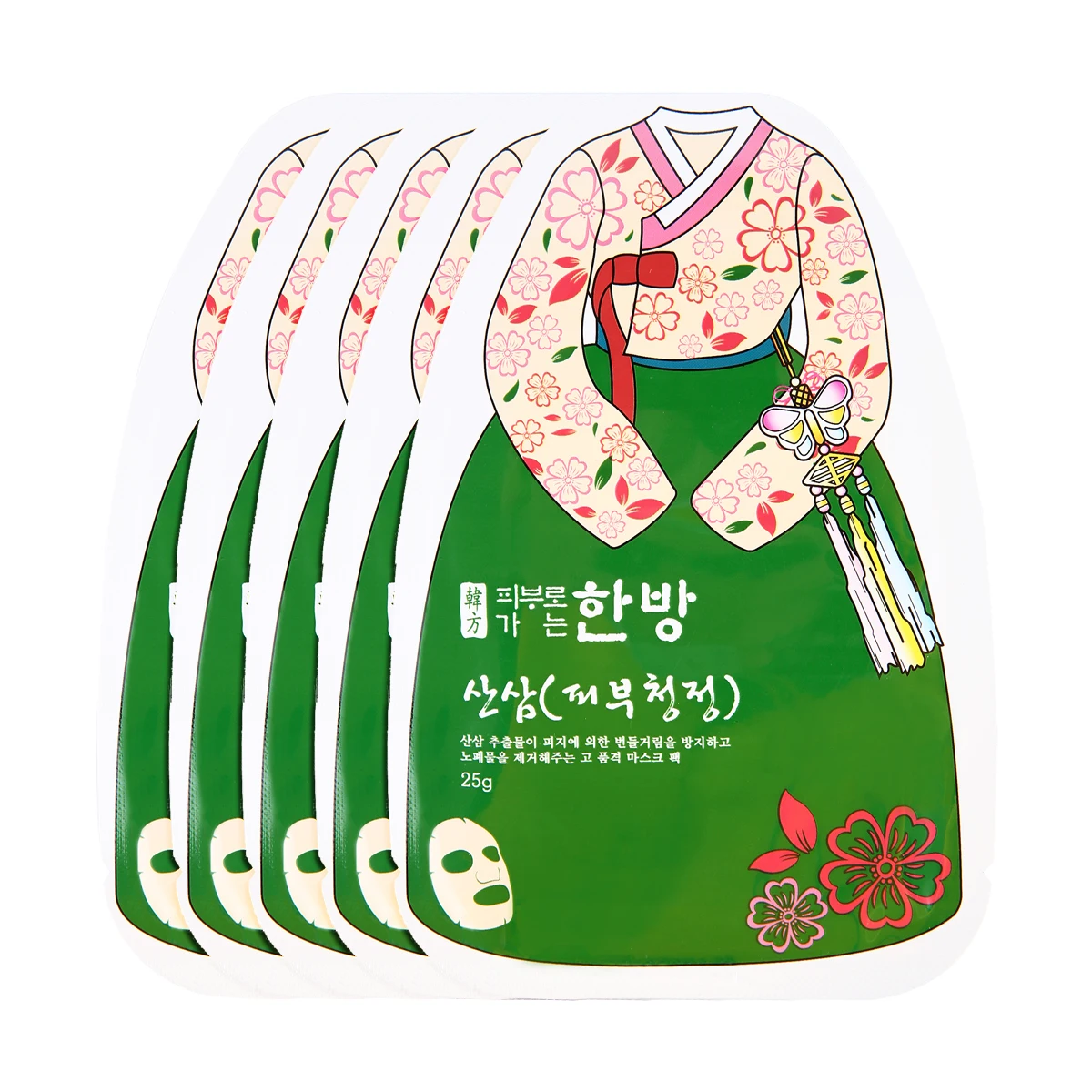 Korean natural care cosmetics based on oriental medicine ORIENTAL HERBAL SKINCARE Premium Mask Pack Wild Ginseng