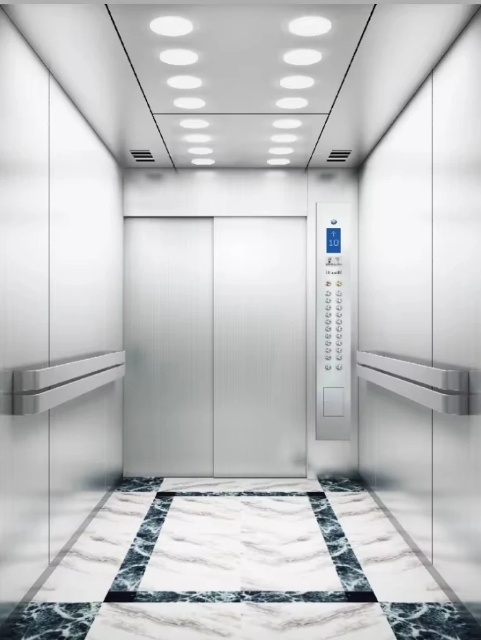 1250kg Stretcher Medical Elevator Lift Size Hospital Elevator for 8 Floors