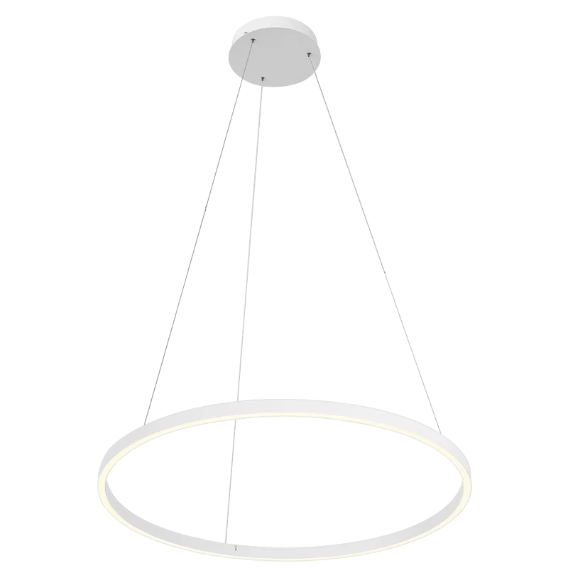 ETL America Round Ring Light 23 Inch Chandelier LED Acrylic Chandelier Circle Pendant Lamp 3 Ring Hanging Light Europe Modern