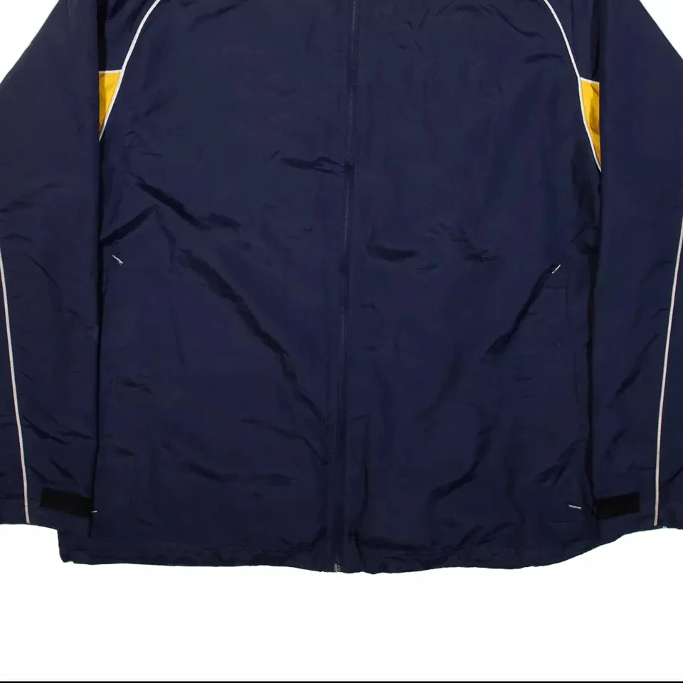 Blue Yellow Track Jacket Jogging Sporting Jacket Suitable Youth Wholesale Lightweight Slim Fit Track Jacket