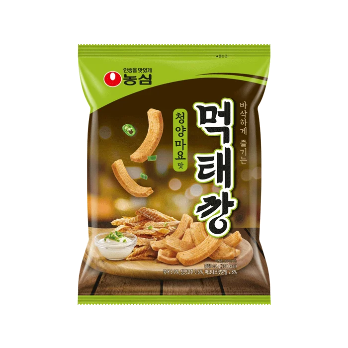 [Nongshim] Dried Pollack Chips With Spicy Mayo Flavor Snack Korean Food Salty & Spicy & Savory Korean Popular Snacks