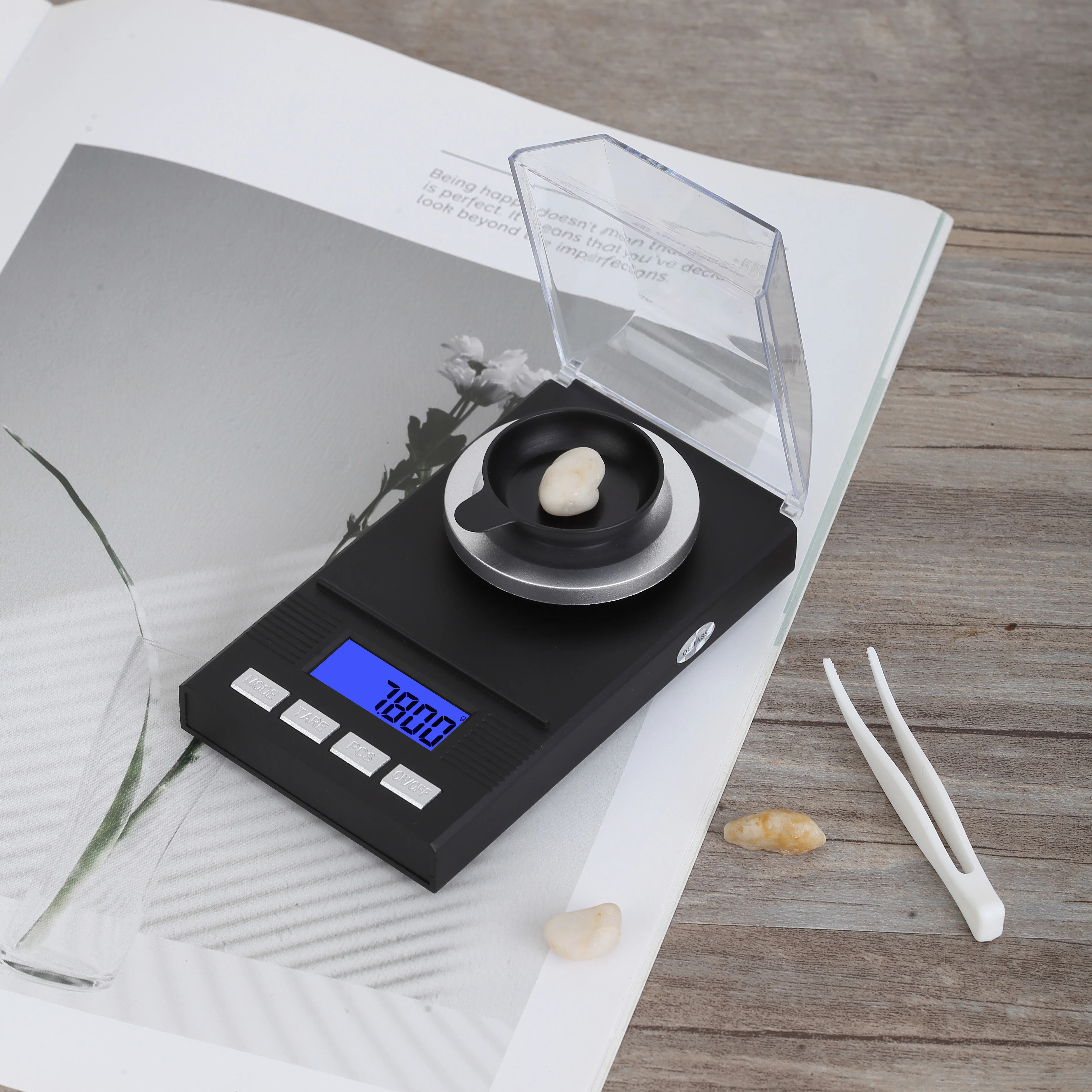 Milligram Accurate Lab Balance Powder Scale 200g Maximum Capacity 0.001g Precision Pocket Size Jewelry Scale