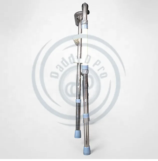 Aluminum Lightweight 4-leg Walker Fold Walking Frame Rollator Walker For Elderly Stainless Steel Rehabilitation Therapy Supplies