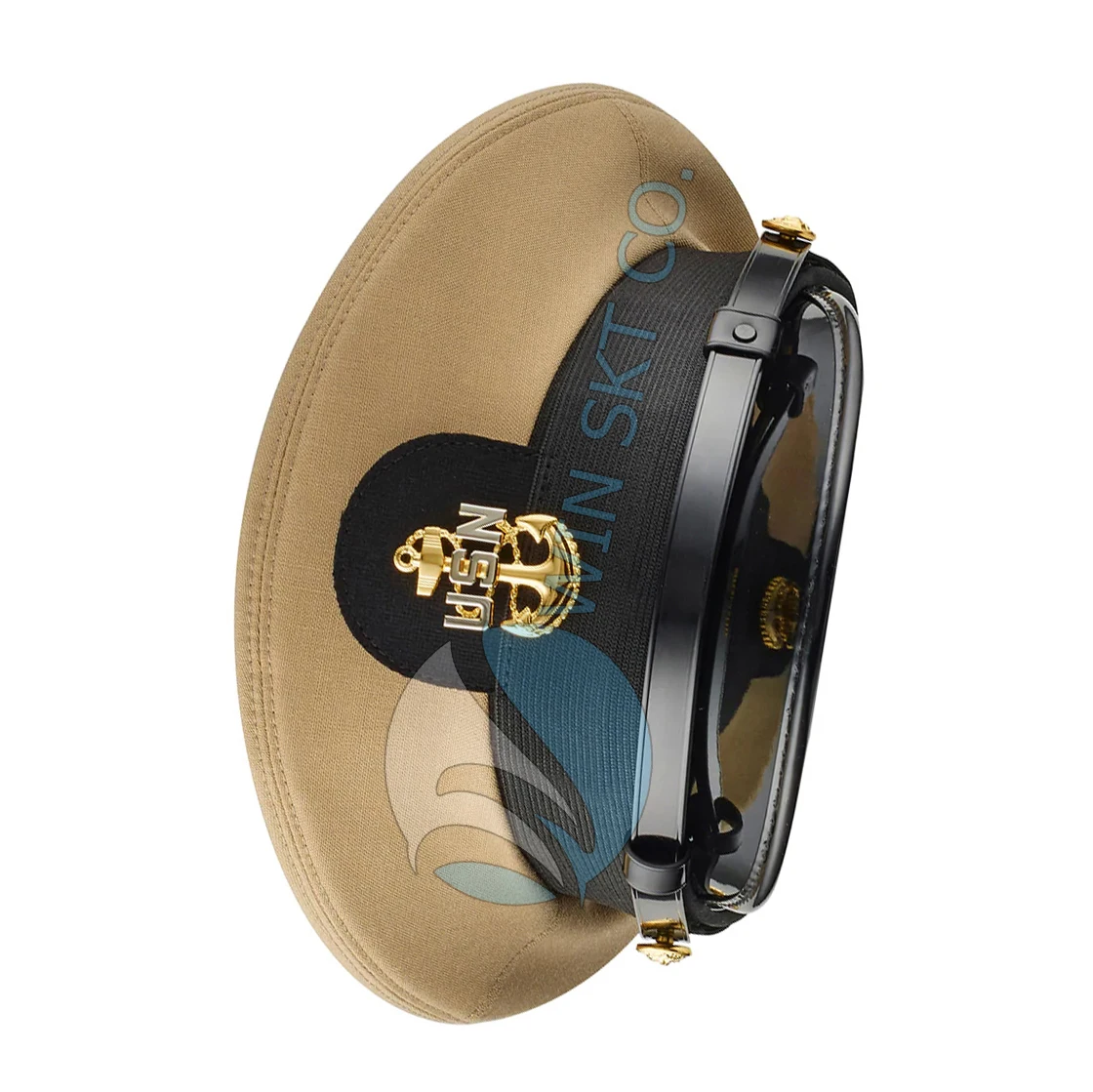 New Design Peak Cap Hand Made Officers Hats Made In Wool Polyester Peak Caps with Customized Design & Logo