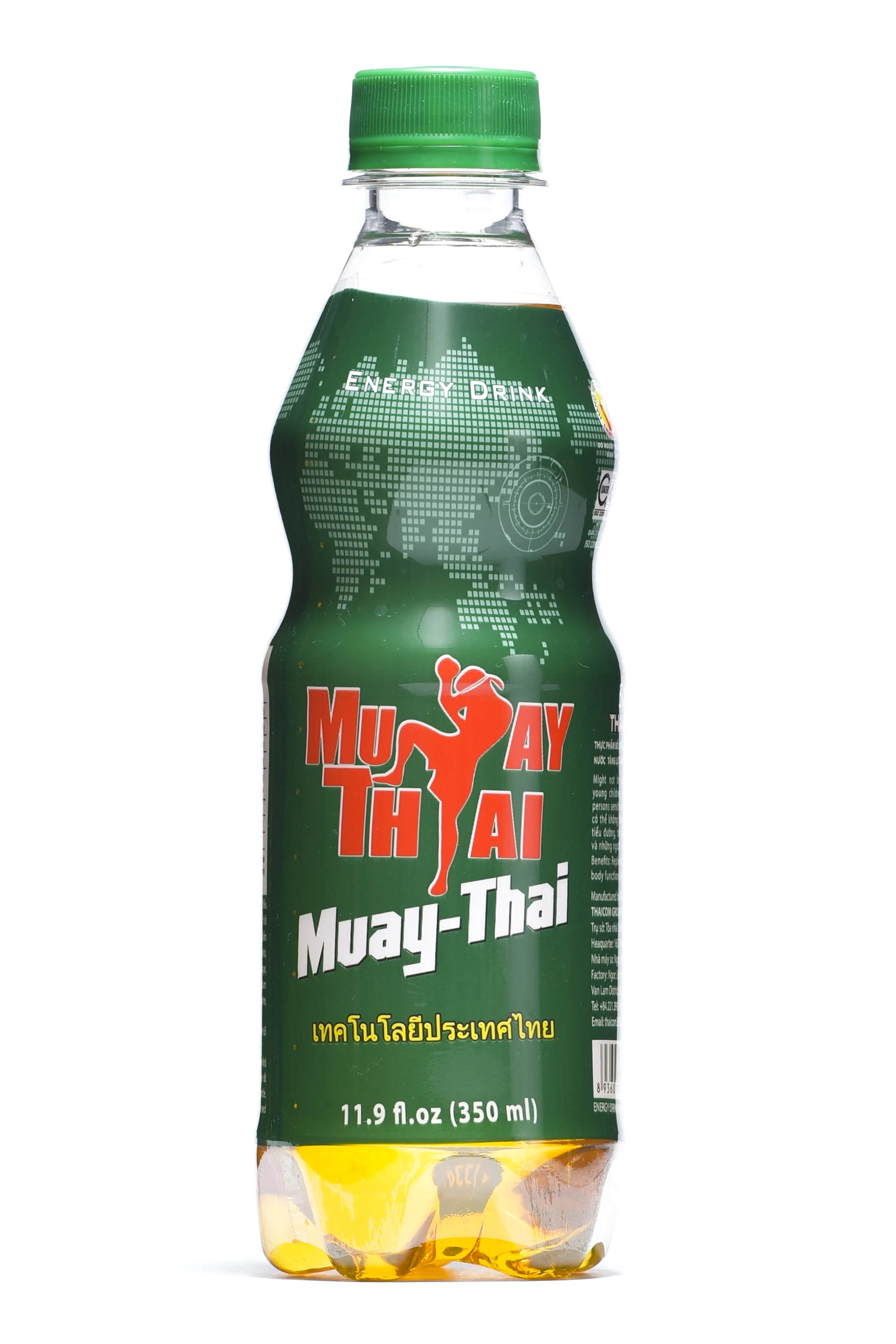 Высококачественные напитки энергетический напиток Muay Thai желтого цвета 12 месяцев Сертификат ISO бренд Thaicom