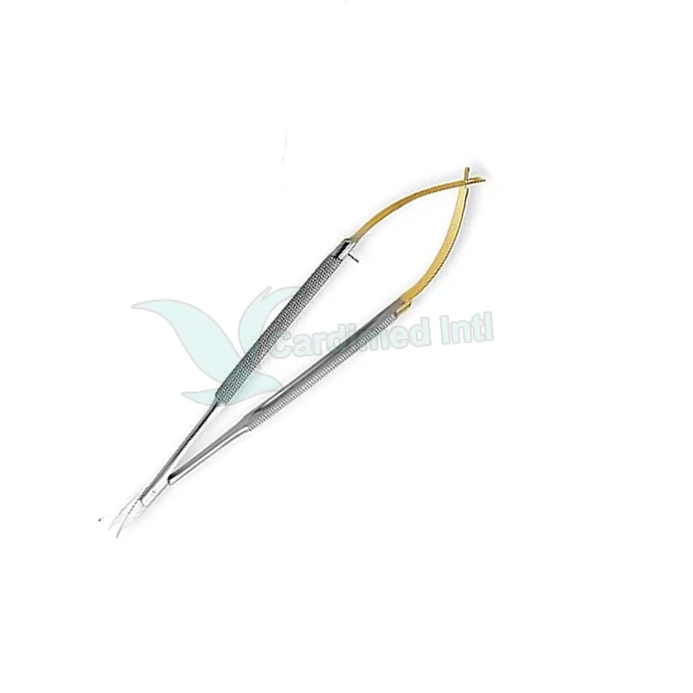 Pakistan Made Micro Needle Holders With Catch Stainless Steel Vascular Needle Holder Surgical Instruments