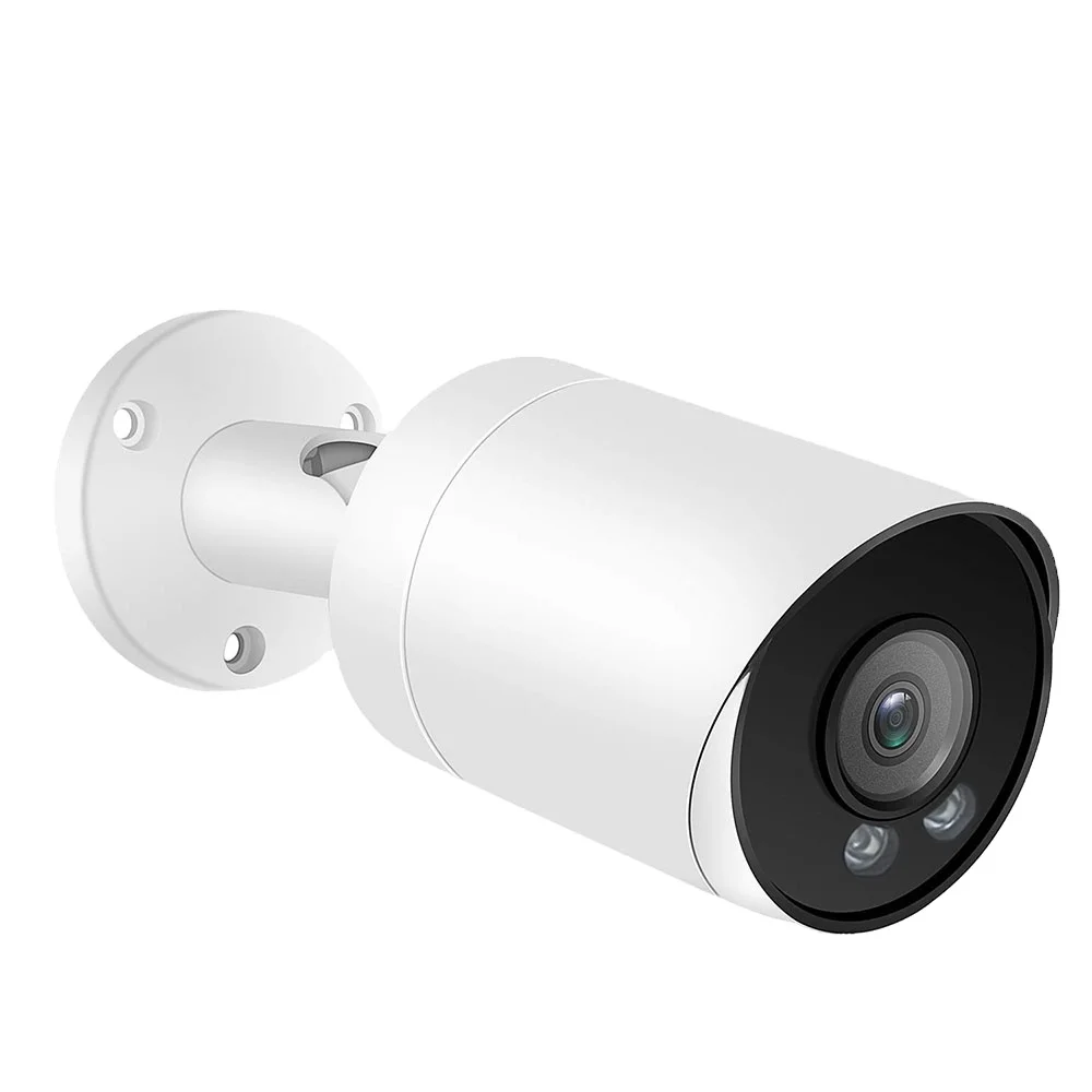 Cheap  OEM ODM 6MP Ultra HD PoE H265 Smart Ultra Wide Angle Network Cctv IP66 bullet Outdoor IP Camera with Internal Microphone