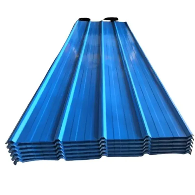 0.5-1.2mm Hot Selling Plain Film Coated Ppgi Corrugated Roofing Sheet