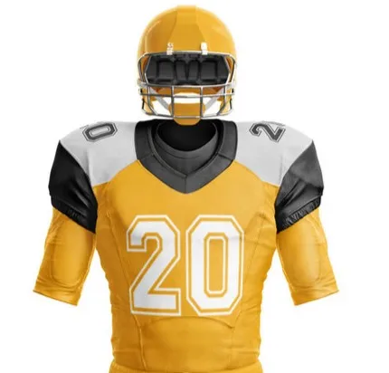 Sublimated Color Full American Football Jersey Hot Sale American Football Uniform For Men And Women With Customized Logo Design
