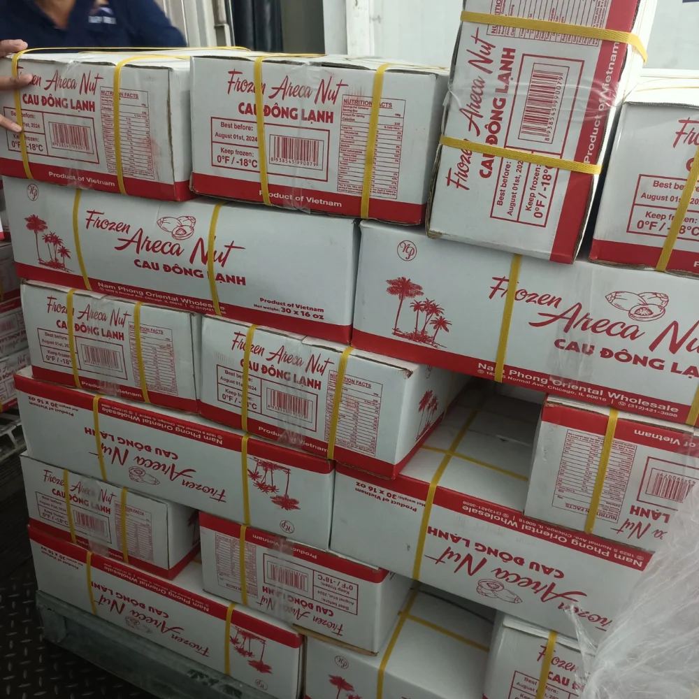 Зеленая кожа бетеля орех замороженный Арека зеленый в мешке непосредственно на