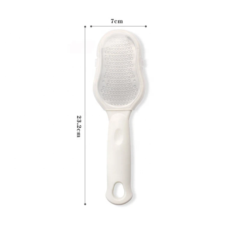 Foot Care Long Handle Callus Dead Skin Rasp Remover Stainless Steel And Sandpaper Foot File