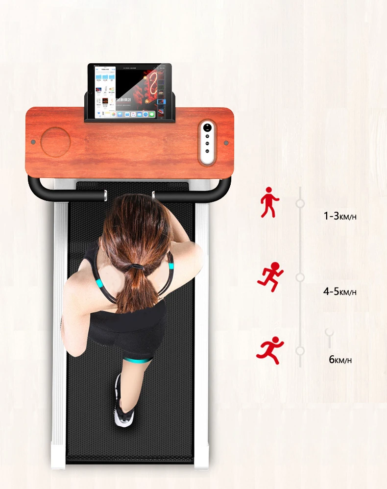 Foldable Fitness Treadmill Home Folding Running Machine Multifunctional Electric Walking Machine
