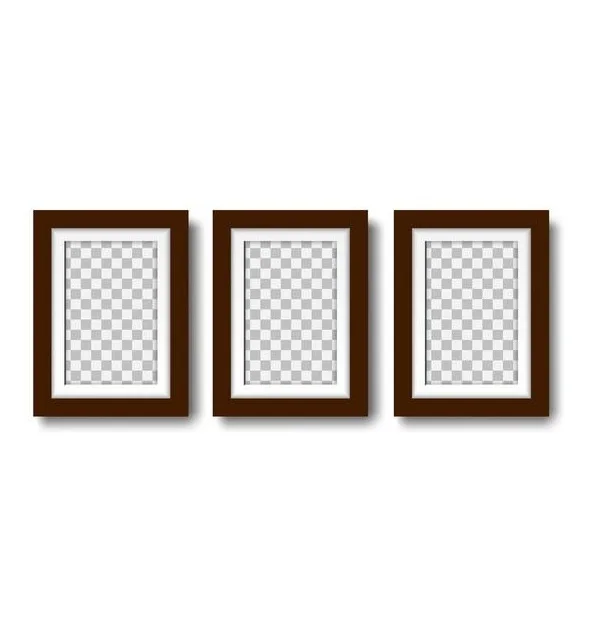 Wholesale Wooden Customized Shape Picture Mirror Frame Photo Frame Natural Wooden Texture Mdf Photo Frame Bulk Quantity