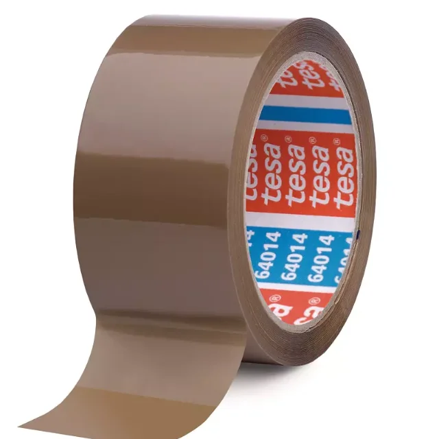 High Performance Tesa 64014 Universal adhesive tape for packaging and general uses, havana 66 m x 50 mm
