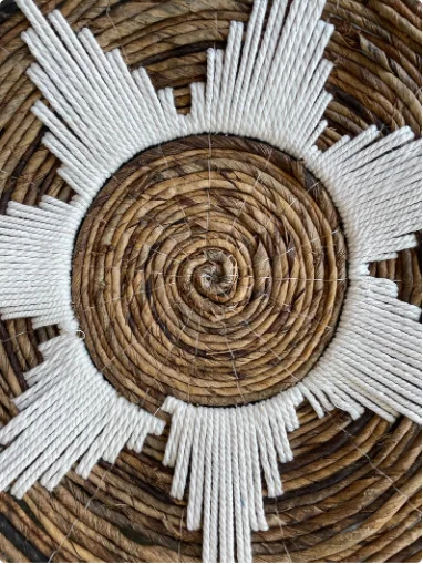 Хлопковая богемная Настенная Корзина банан настенная подвесная тарелка Настенный декор от вьетнамского производителя