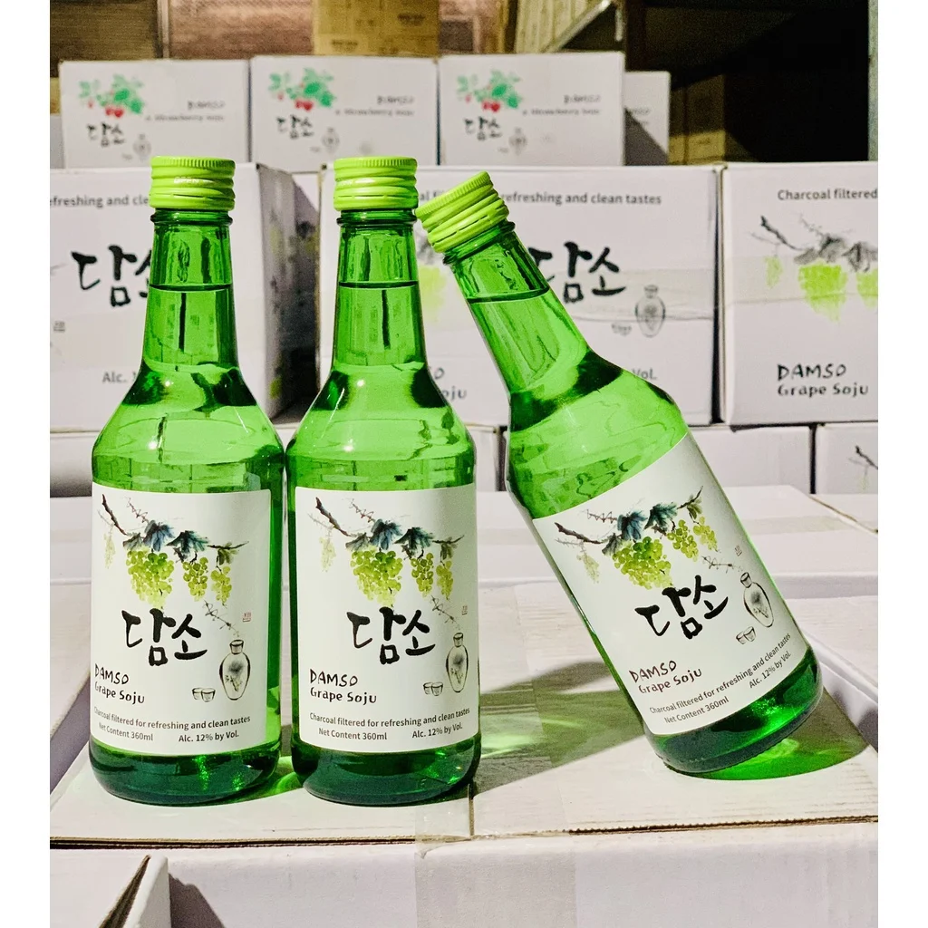 Damso, Soju, Fruit-flavored Korean spirits, 360ml