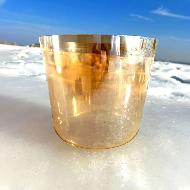 Amazing sound Alchemy Citrine Chakra Tuned Alchemy Clear Cosmic Quartz Crystal Singing Bowls for Sound Healing Meditation
