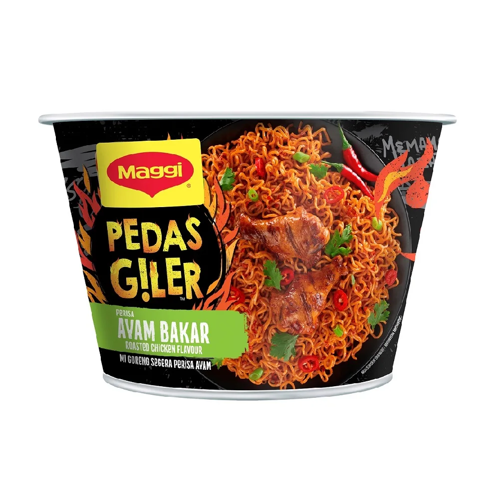 MAGGI Pedas Giler Grilled Chicken Paper Bowl 93g