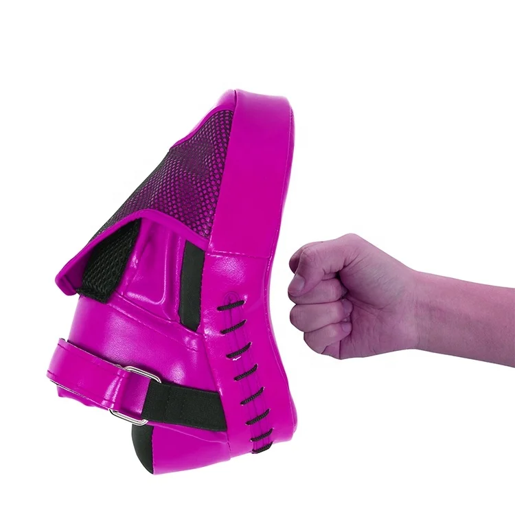 Curved Focus Punching Mitts Training Hand Pads Kick Pad For Taekwondo Twins Leather Pakistan Boxing Gloves