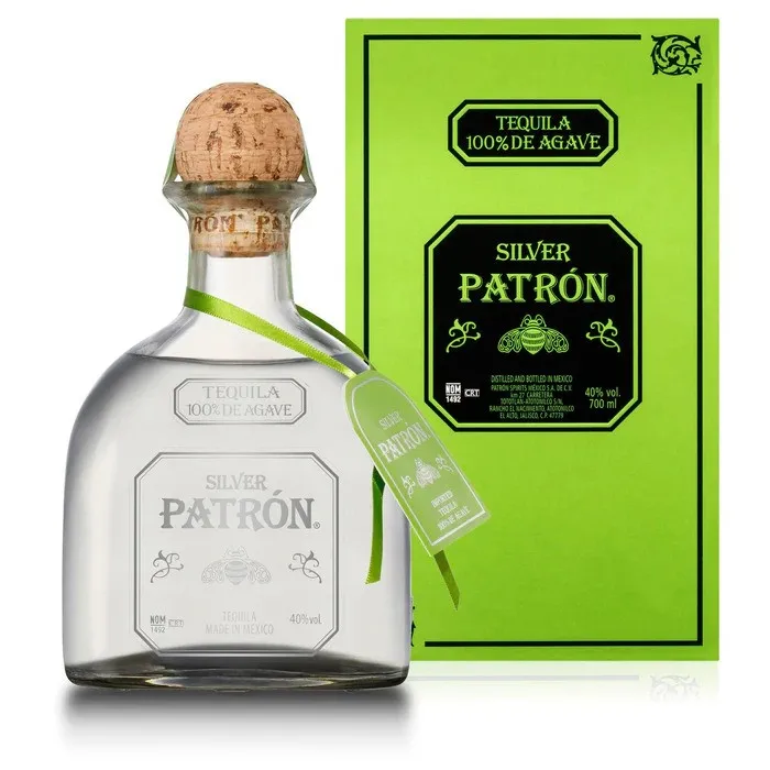 Оригинальное качество покровитель Серебряная текила 100% de Agave Extra Anejo и Gran Patron платиновая бутылка текилы упаковка для продажи