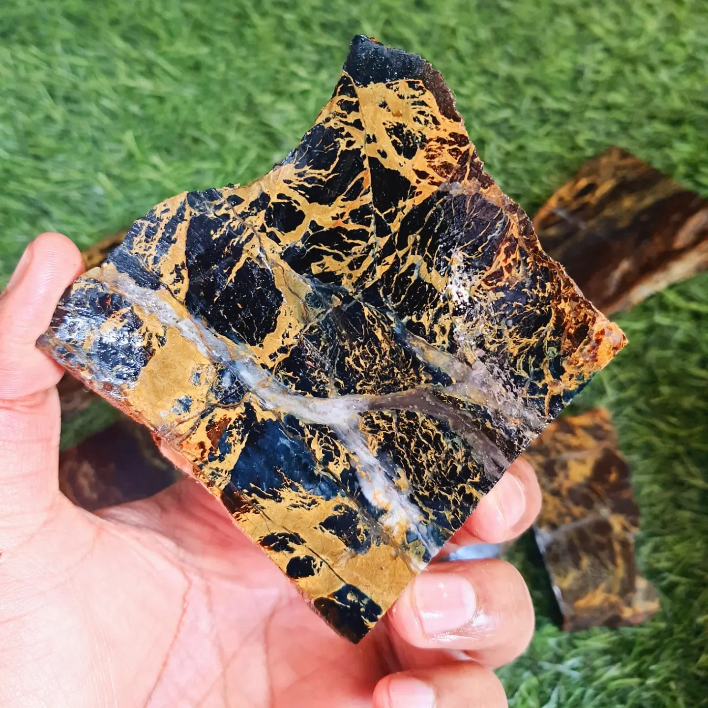 Natural Native gold Pieter slabs Loose Gemstone from Devine Gems