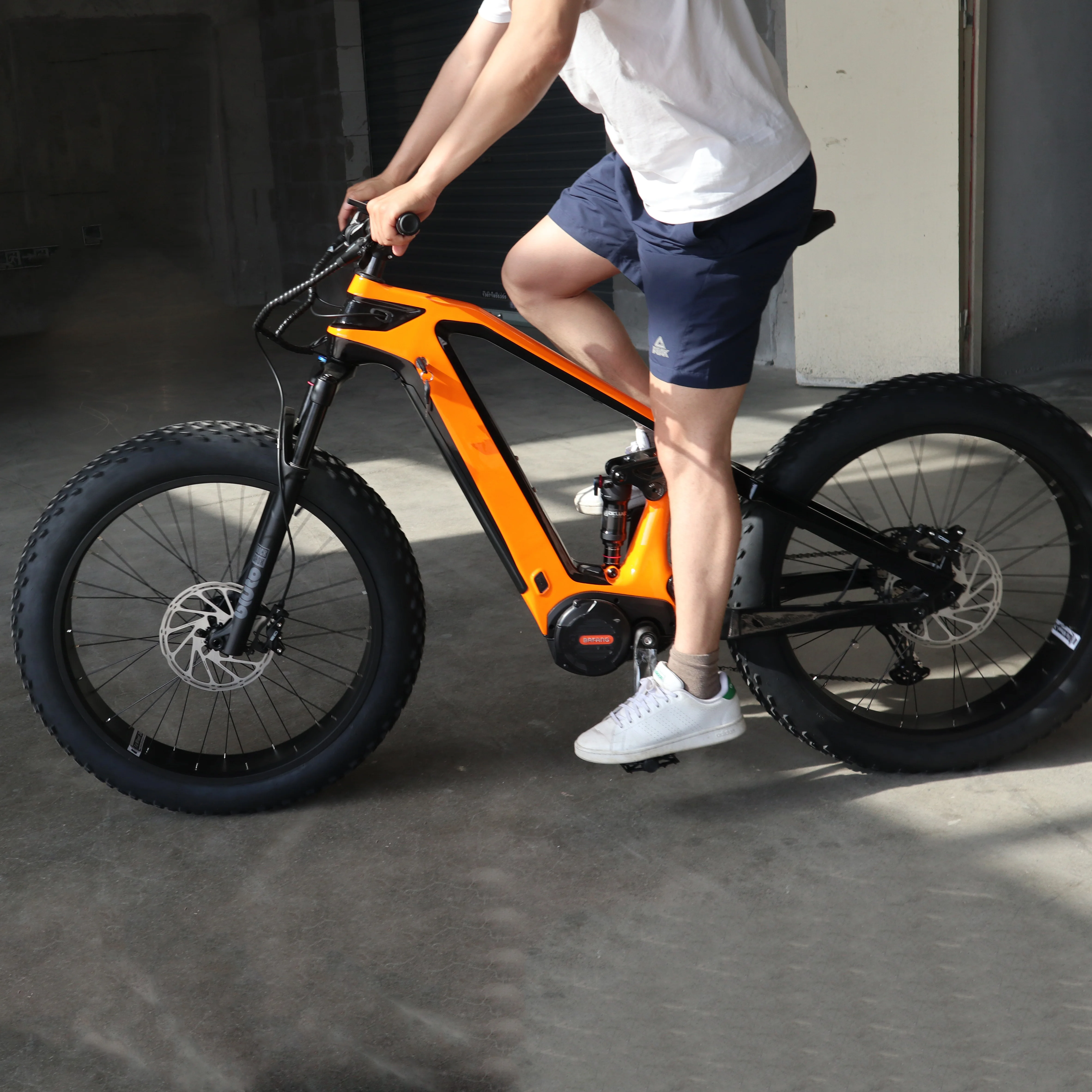 2025 карбоновый Fatbike Bafang ultra M620 1000 Вт 48 В 26*4 8 // 4 0 электровелосипед с полной подвеской толстая шина 17 5 Ач